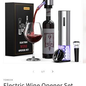 Electric Wine Opener 4-in-1 Set - New in Box